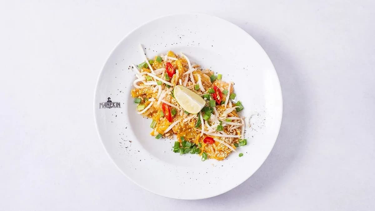 Pad Thai z krewetkami i chilli