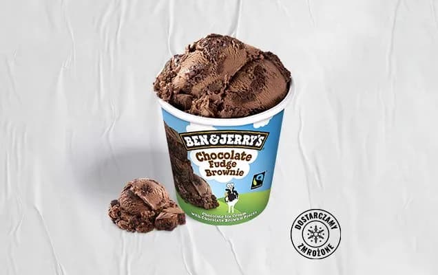 BEN&JERRY’S CHOCOLATE FUDGE BROWNIE 465ML