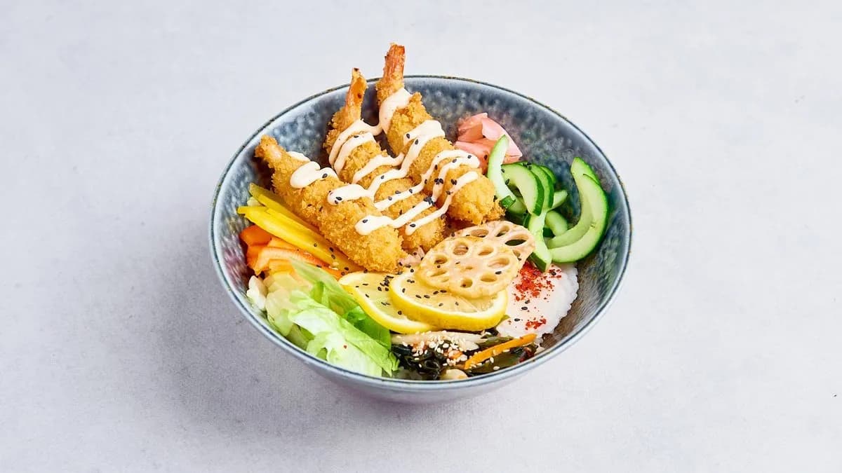 Shrimp Bowl 새우 컵밥