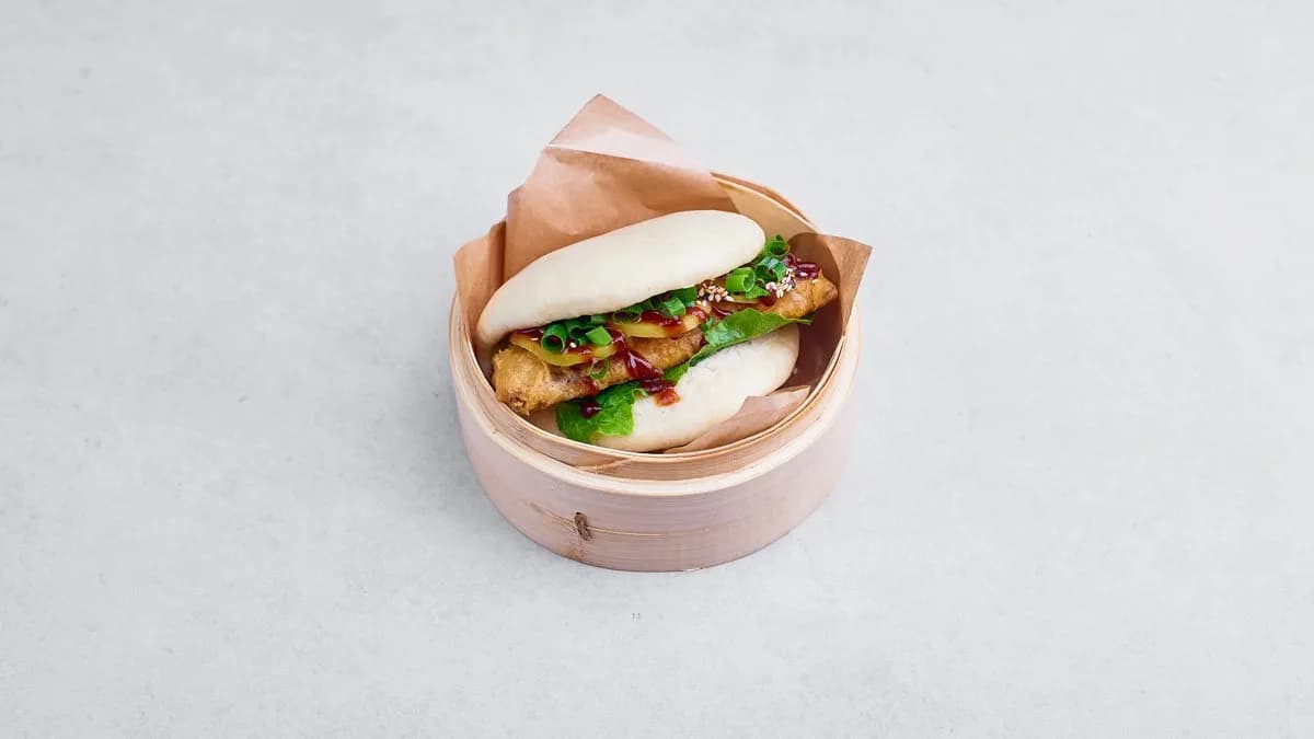 Bao z tofu w tempurze