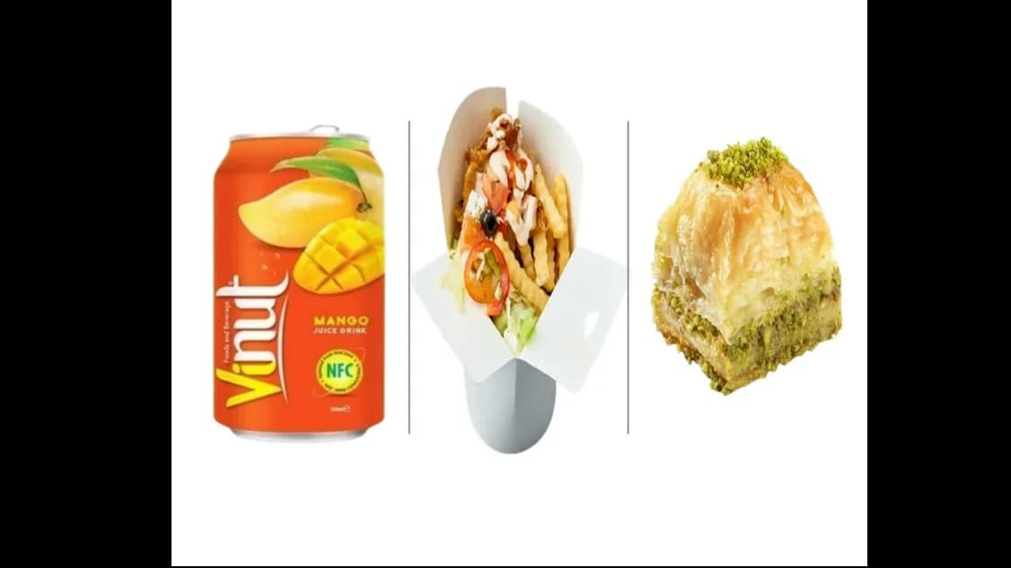 Zarin Kebab Special Box + Napój Mango 330 ml + Baklava