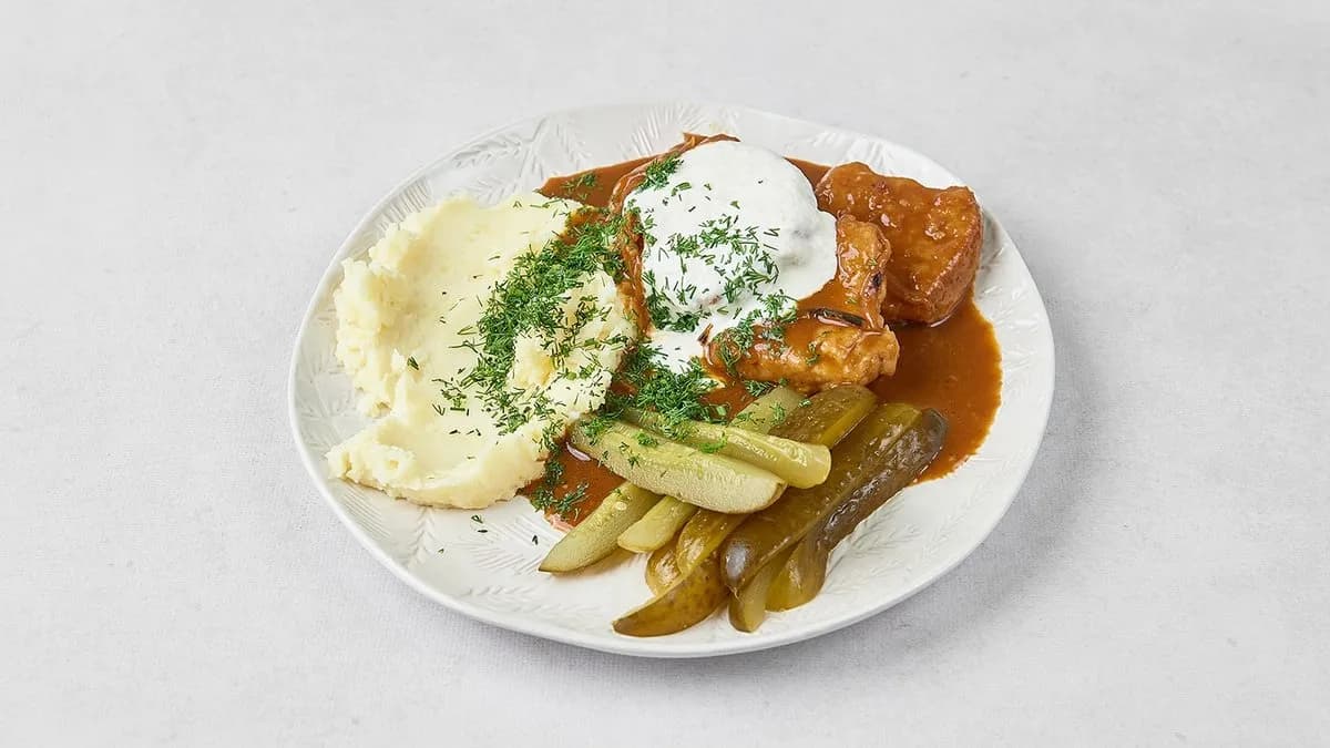 Bitki sojowe w sosie z pieczonej cebuli