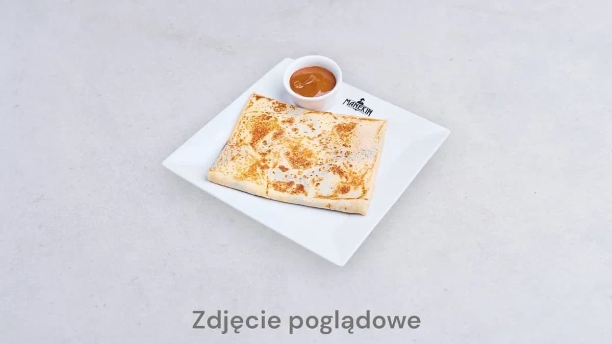 Manekinella pistacjowa, mascarpone, owoce sezonowe