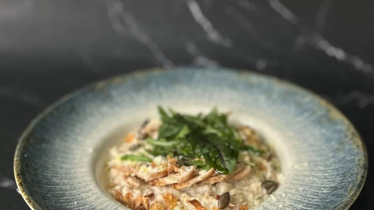 OWSIANKA Z PARMEZANEM I GRILOWANYM KURCZAKEM