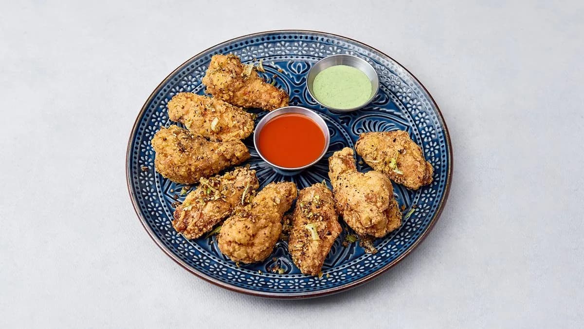 Słono-pieprzowe skrzydełka