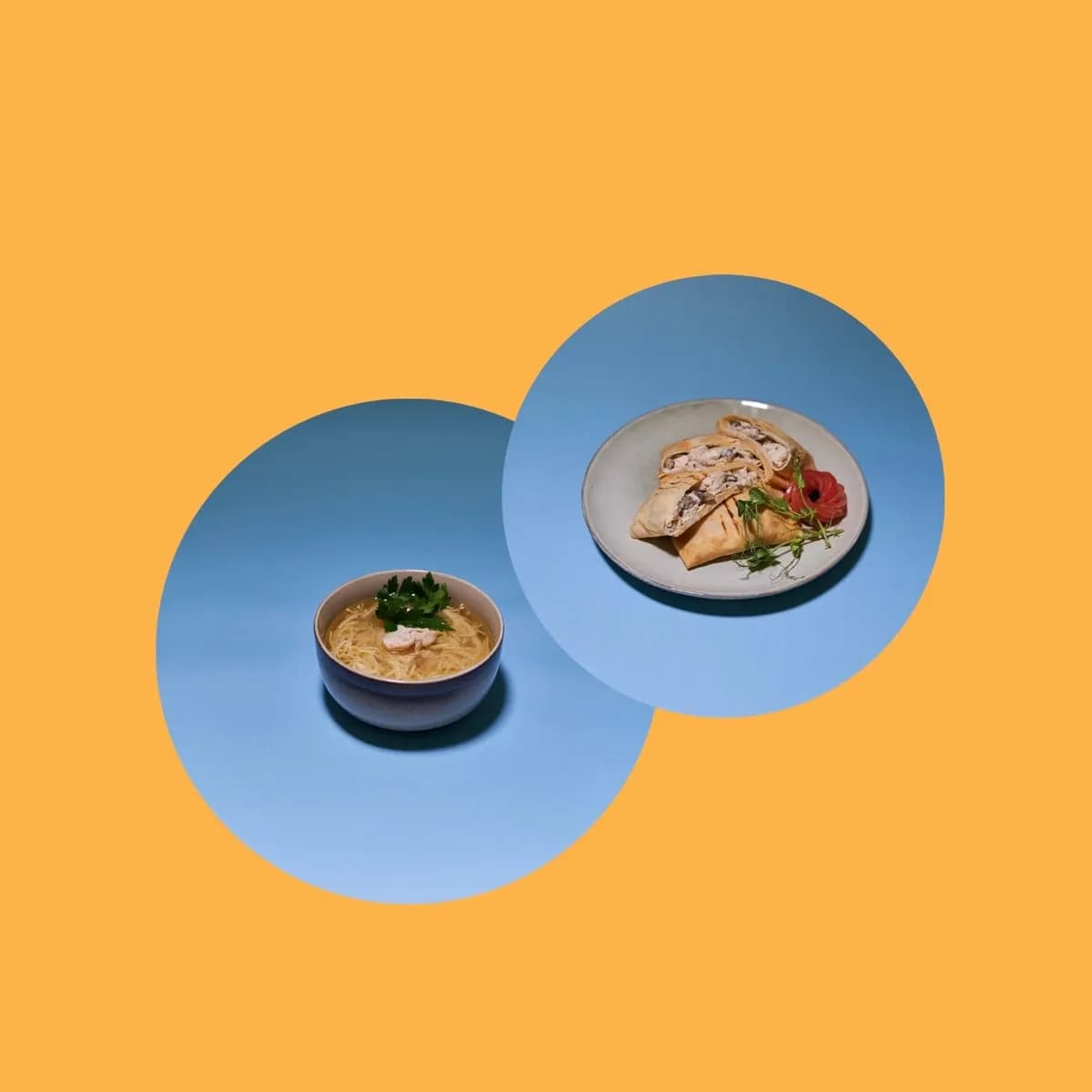 Zupa do wyboru + Naleśniki Ukraińskie (2 szt.)