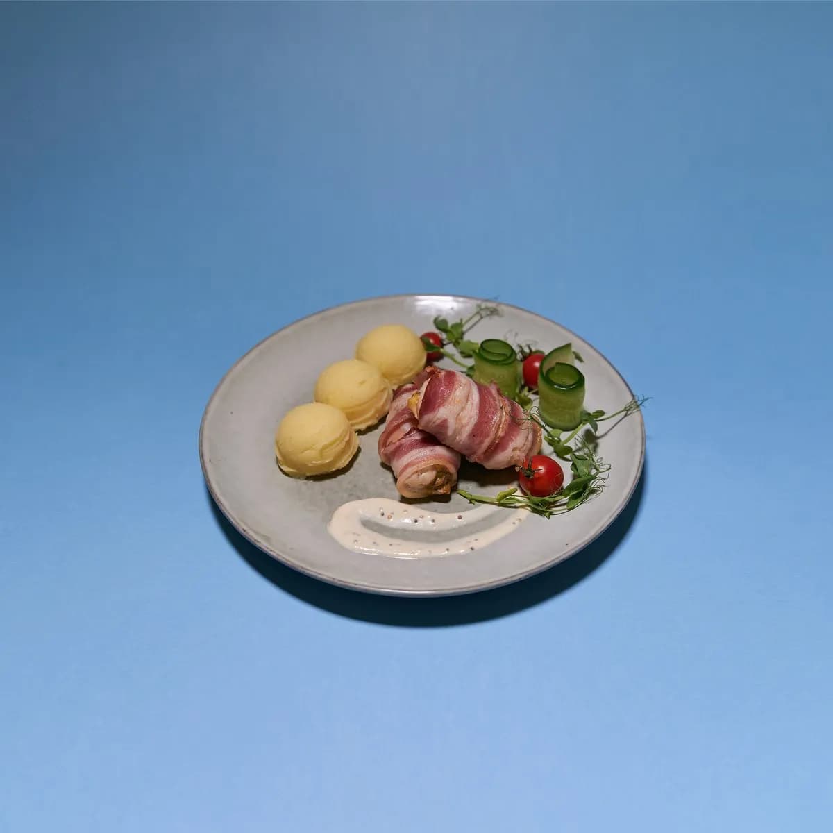 Roladki w boczku z dodatkiem do wyboru