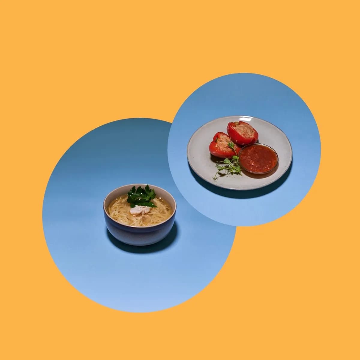 Zupa do wyboru + Papryka faszerowana