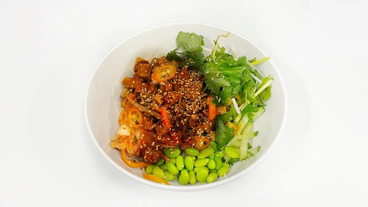 Tofu Koreański Rice Bowl