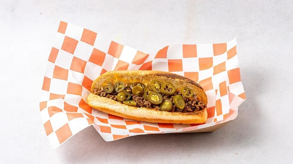 Jalapeño philly cheese steak