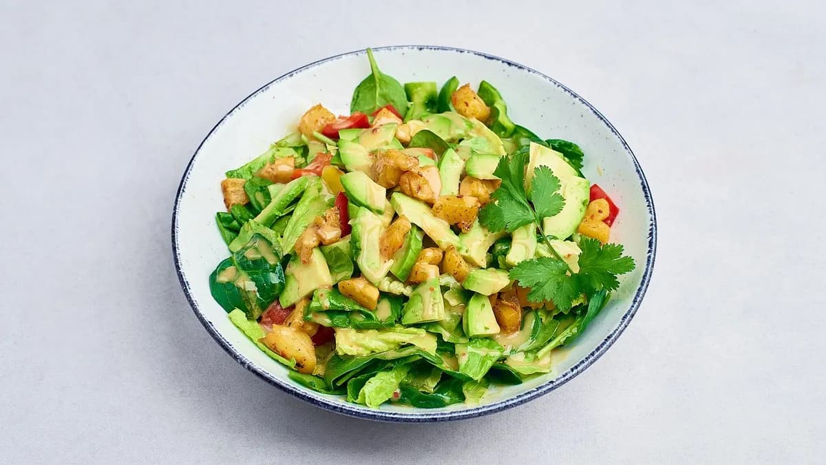 Sałatka Grillowany ananas & awokado