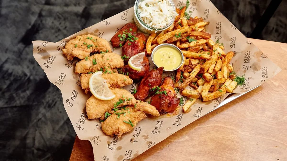 Zestaw 5 skrzydeł i 5 stripsów