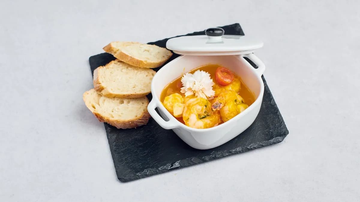 Krewetki mango chilli