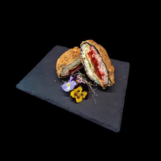 Wegański Sushi Burger