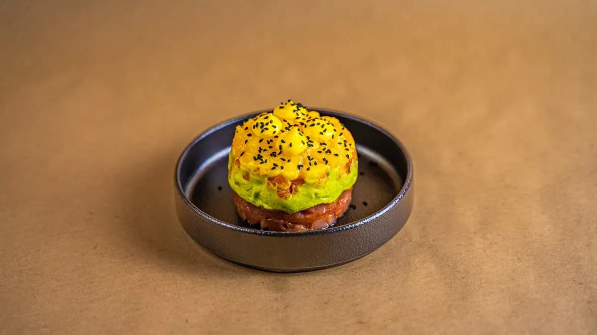 Tartar de atún y salmón