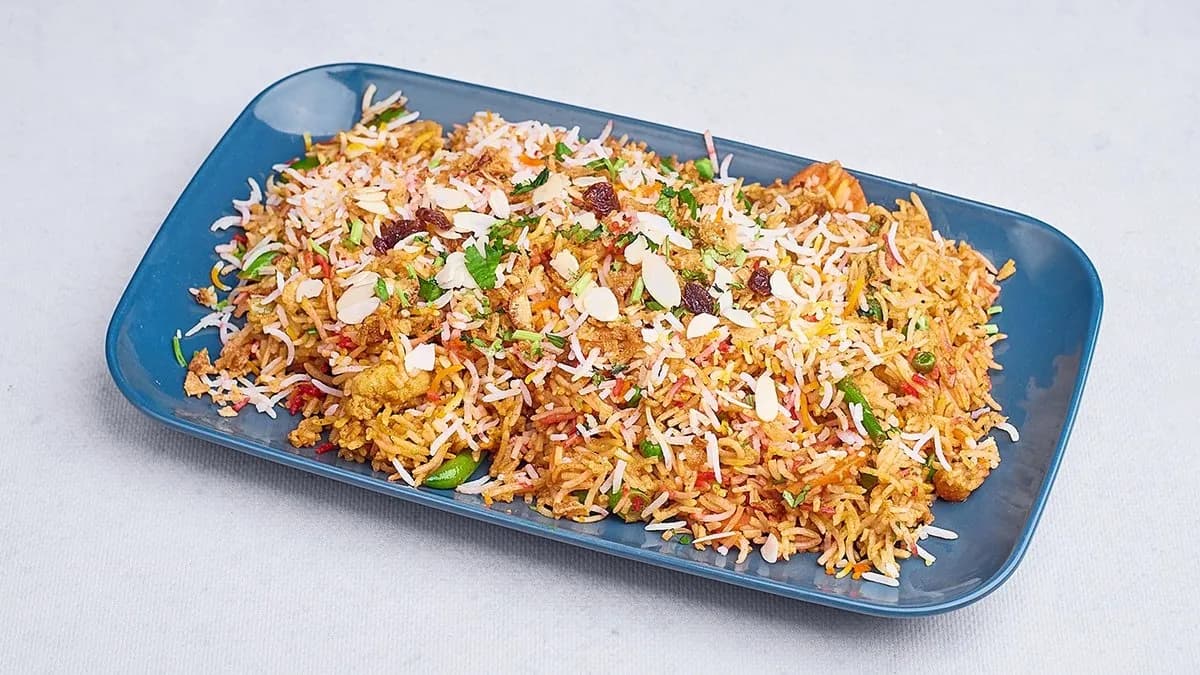 Prawns biryani