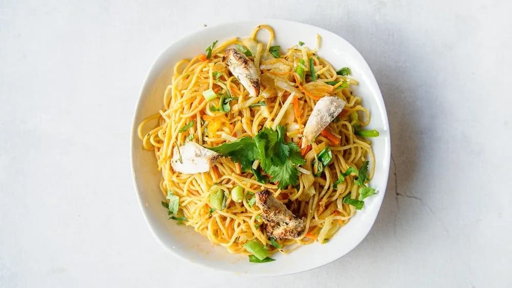 Chicken noodles