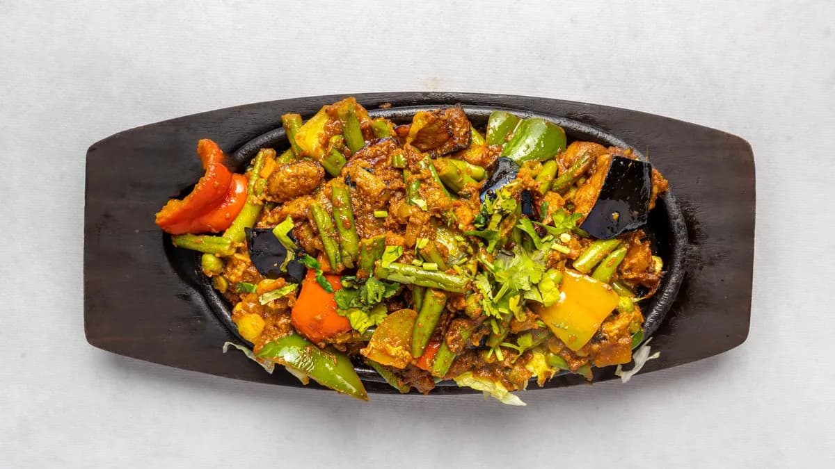 Vegetable sizzler🌶🌶