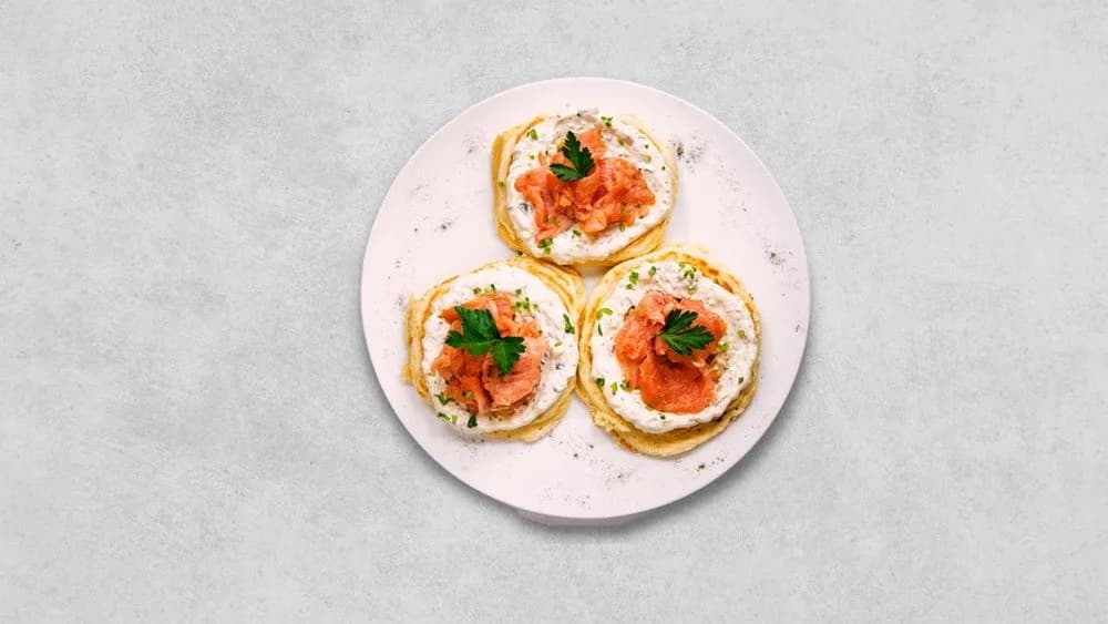 Hash browns z łososiem