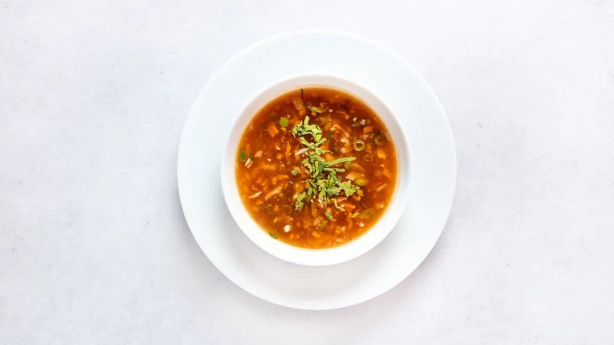 Hot n sour chicken soup