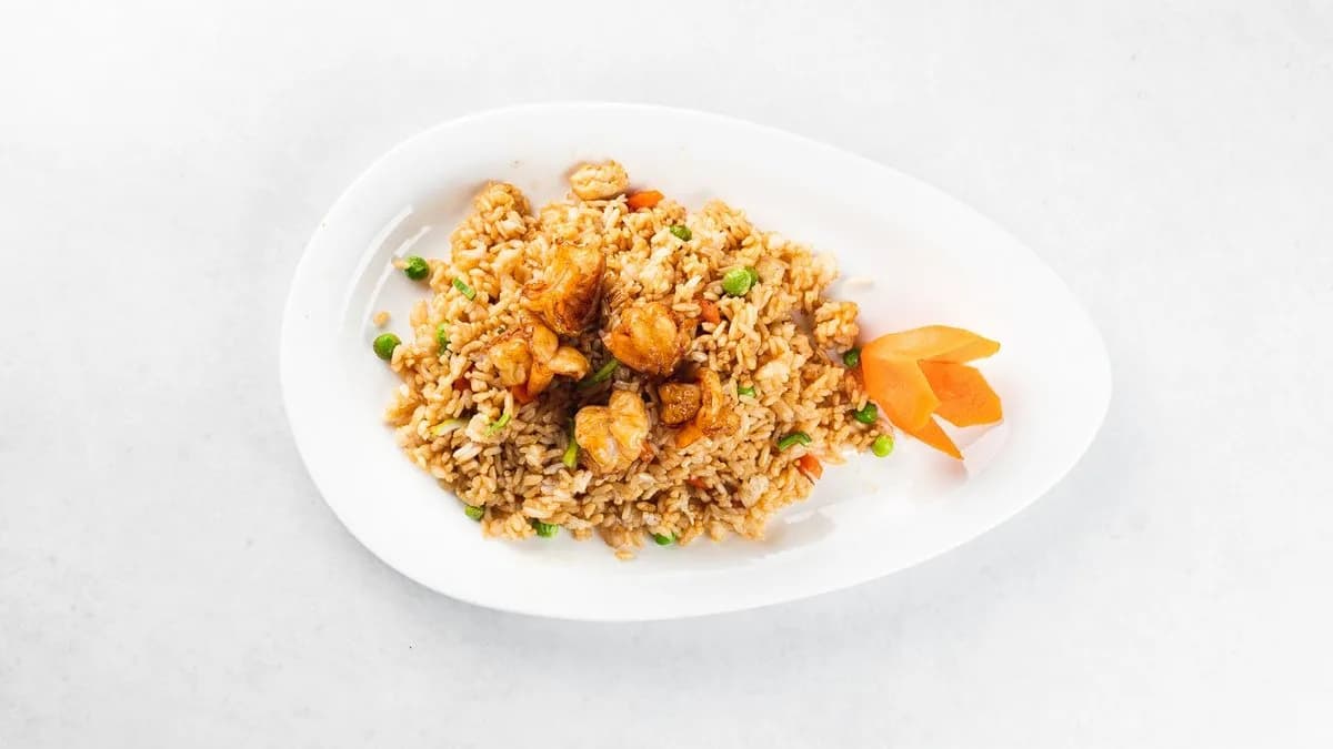 Fried rice chicken