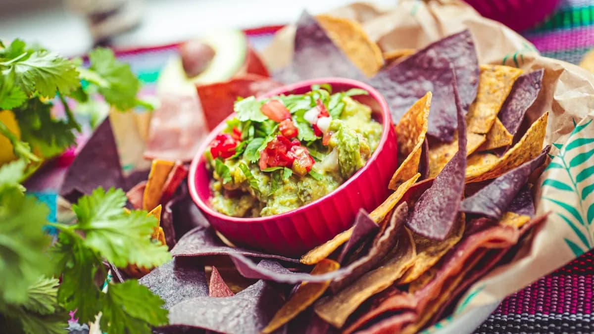 Nachos con Guacamole