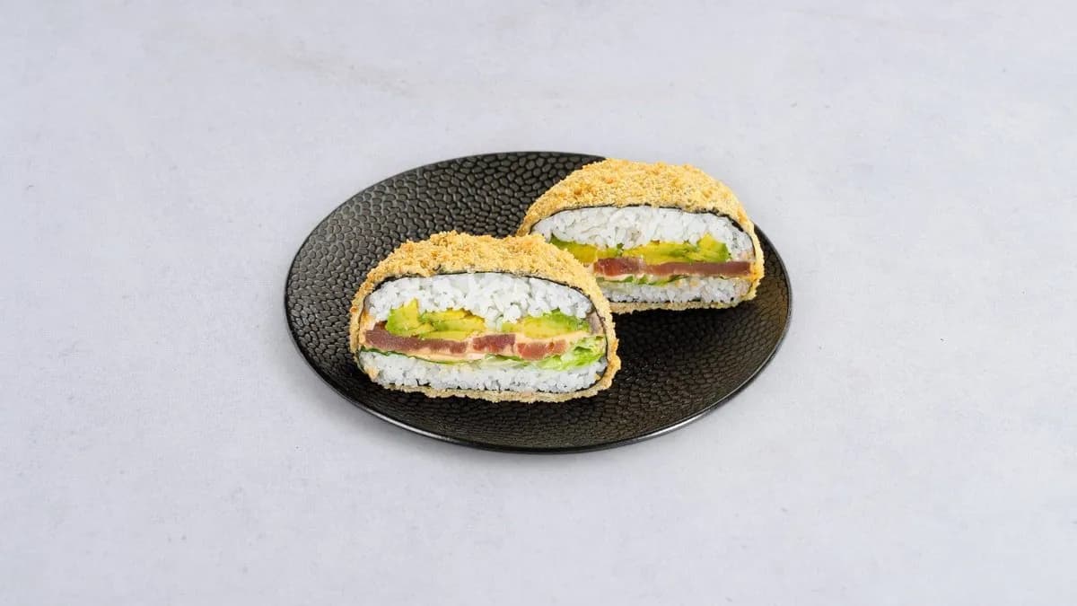 Sushi-burger z tuńczykiem