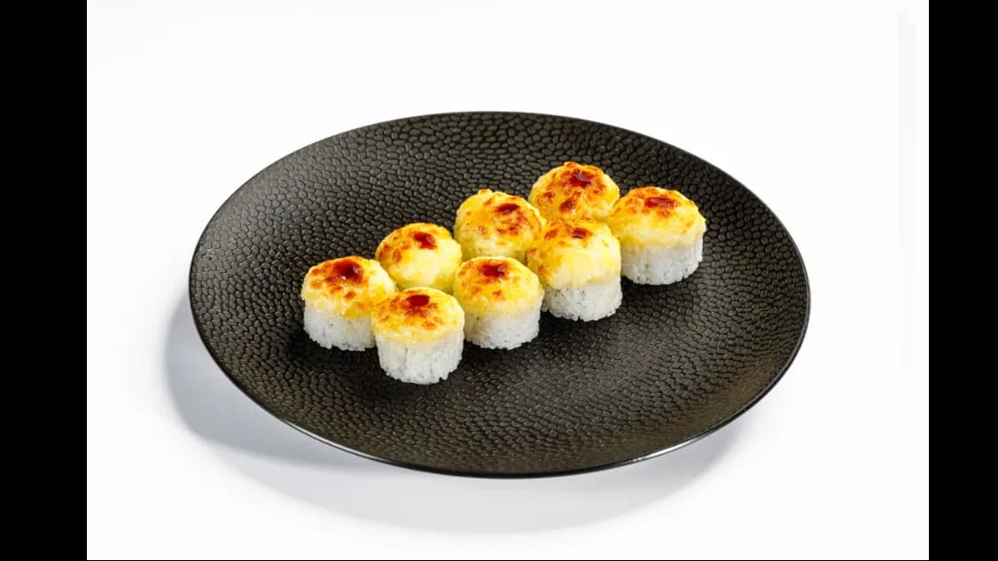 Pieczony łosoś z serem