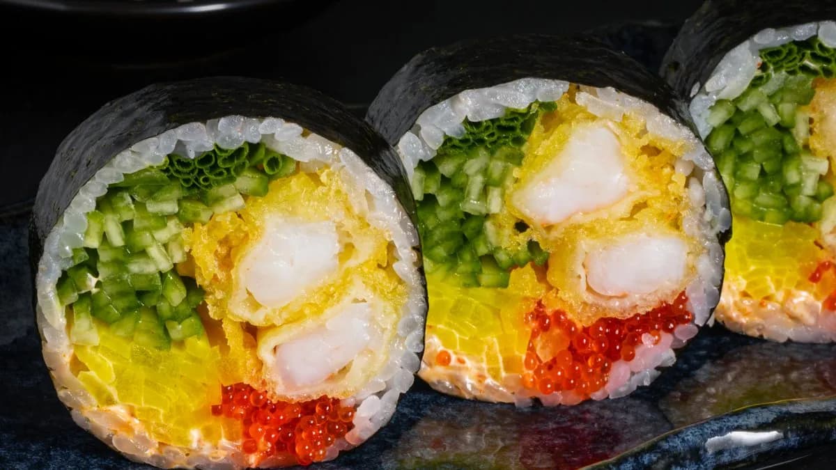 Futomaki Krewetka Tempura
