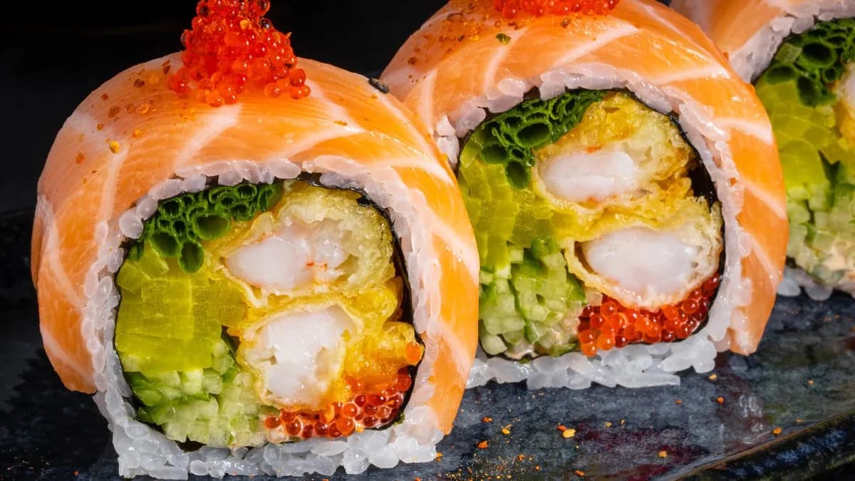 California Łosoś Krewetka