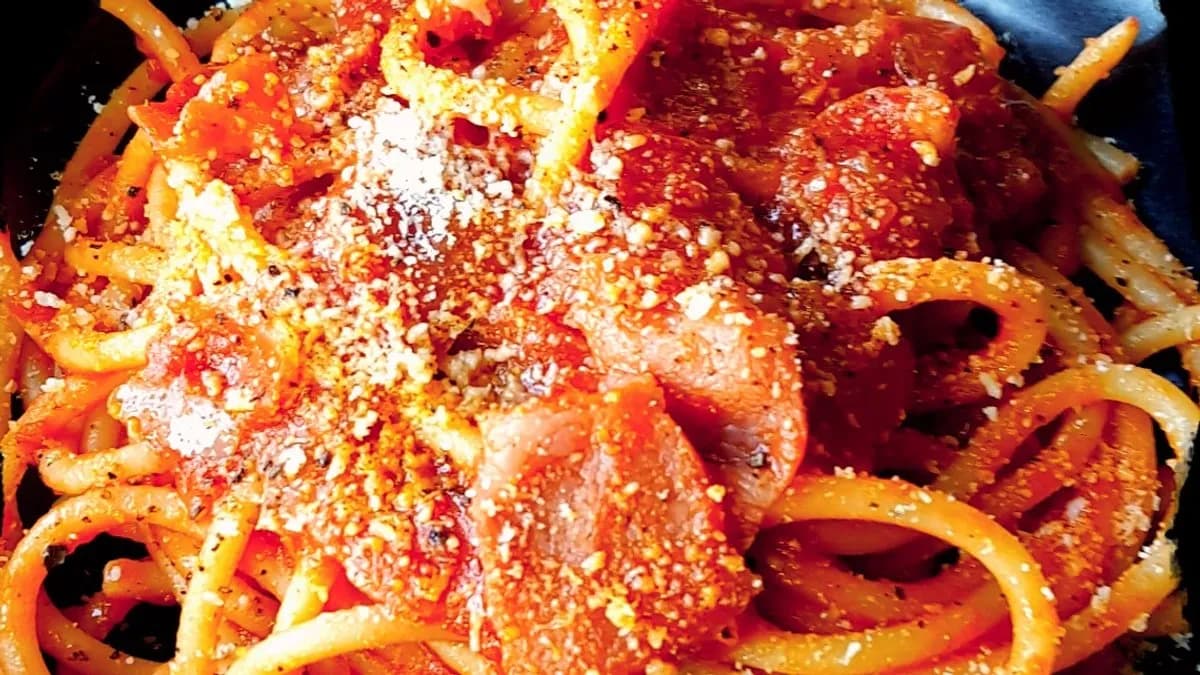Bucatini all'amatriciana 🌶️