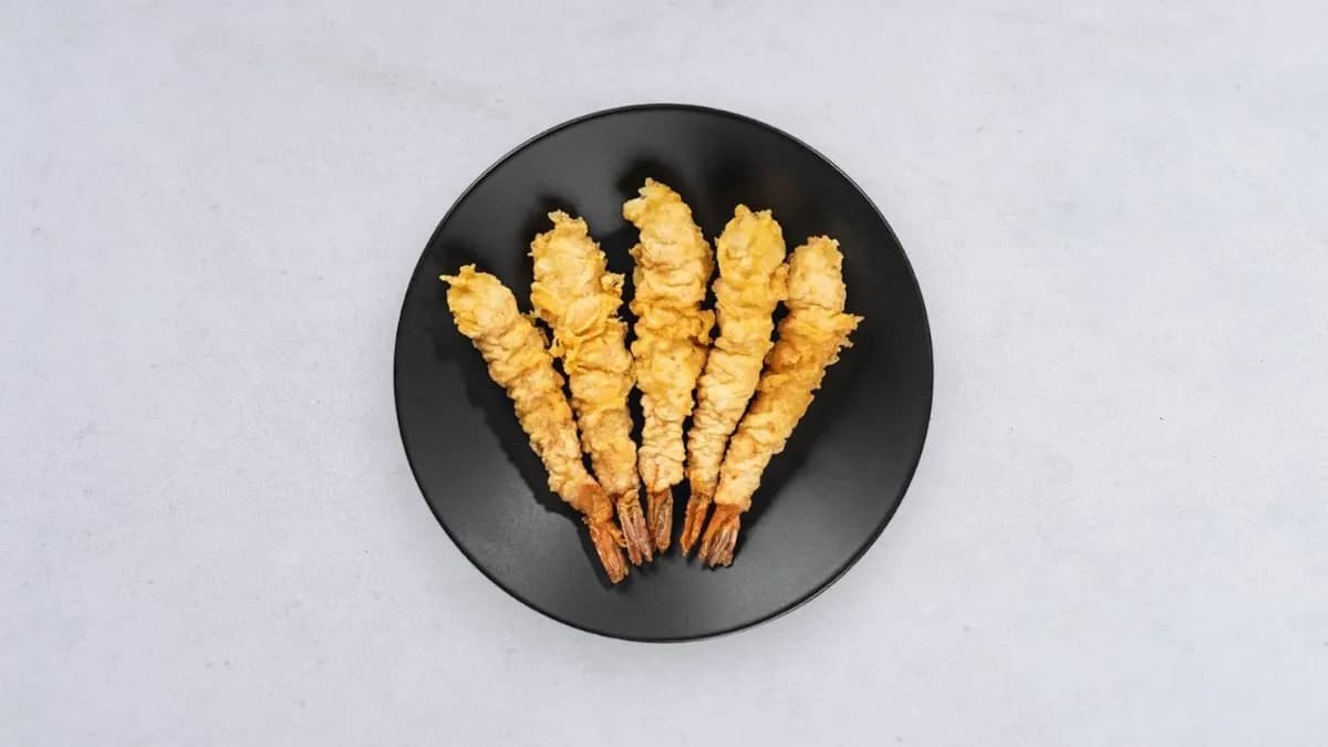 Chrupiące krewety w panko