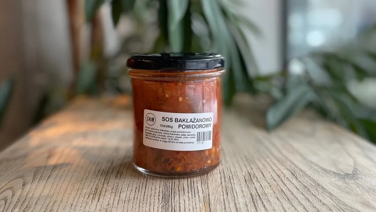 Sos bakłażanowo-pomidorowy