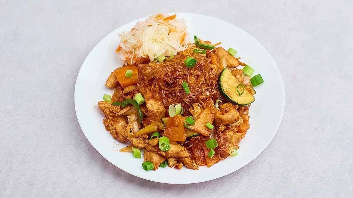 Makaron sojowy smażony