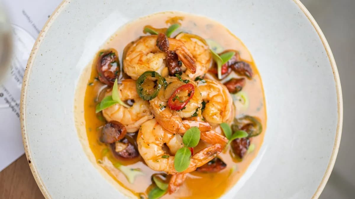 Krewetki z chorizo 9szt