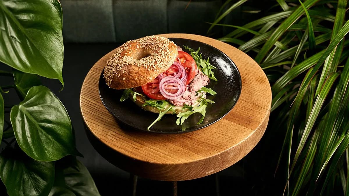 Kanapka z pieczonym rostbefem