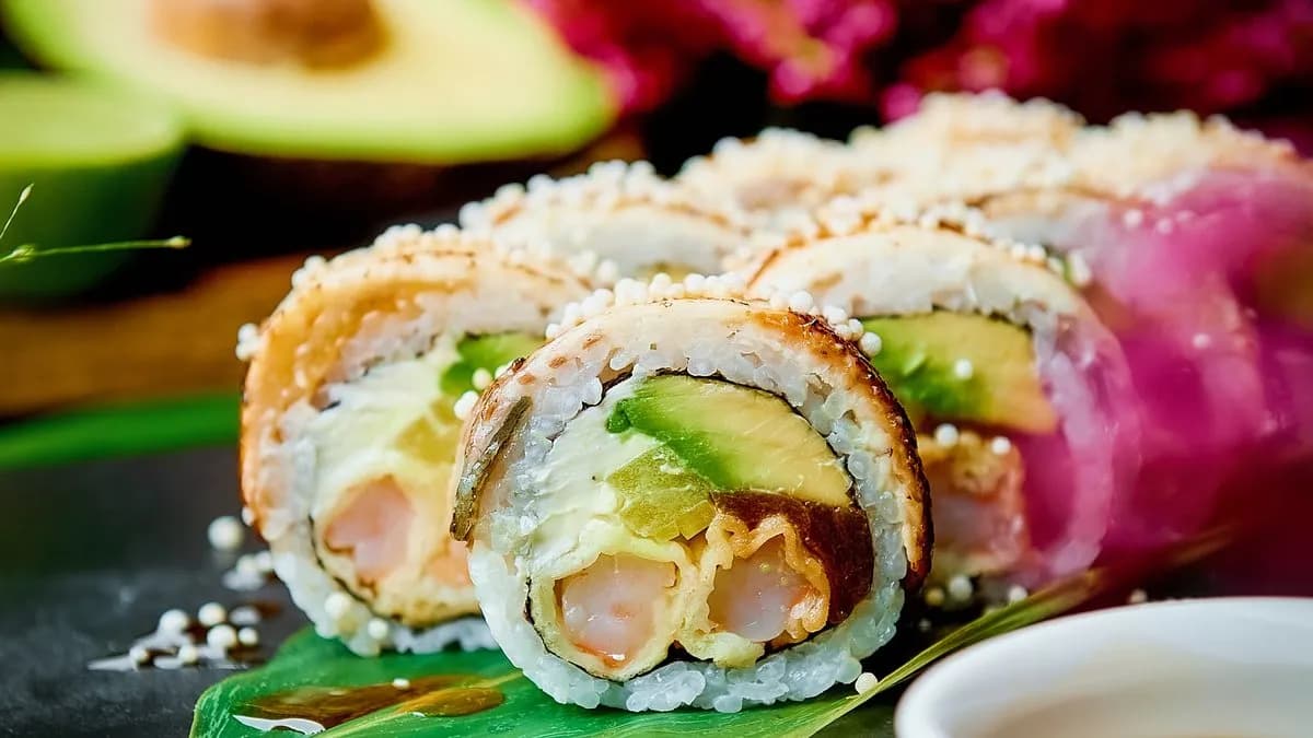 California Gold z krewetkami i węgorzem (8szt)