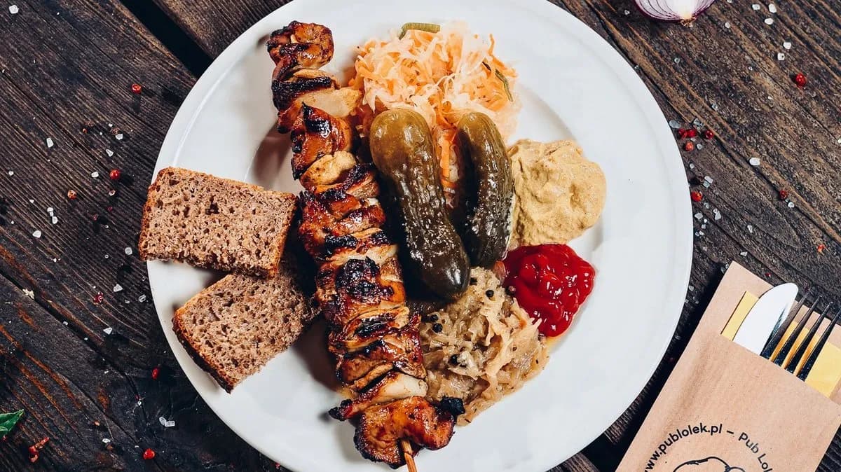 Szaszłyk z polędwiczki wieprzowej