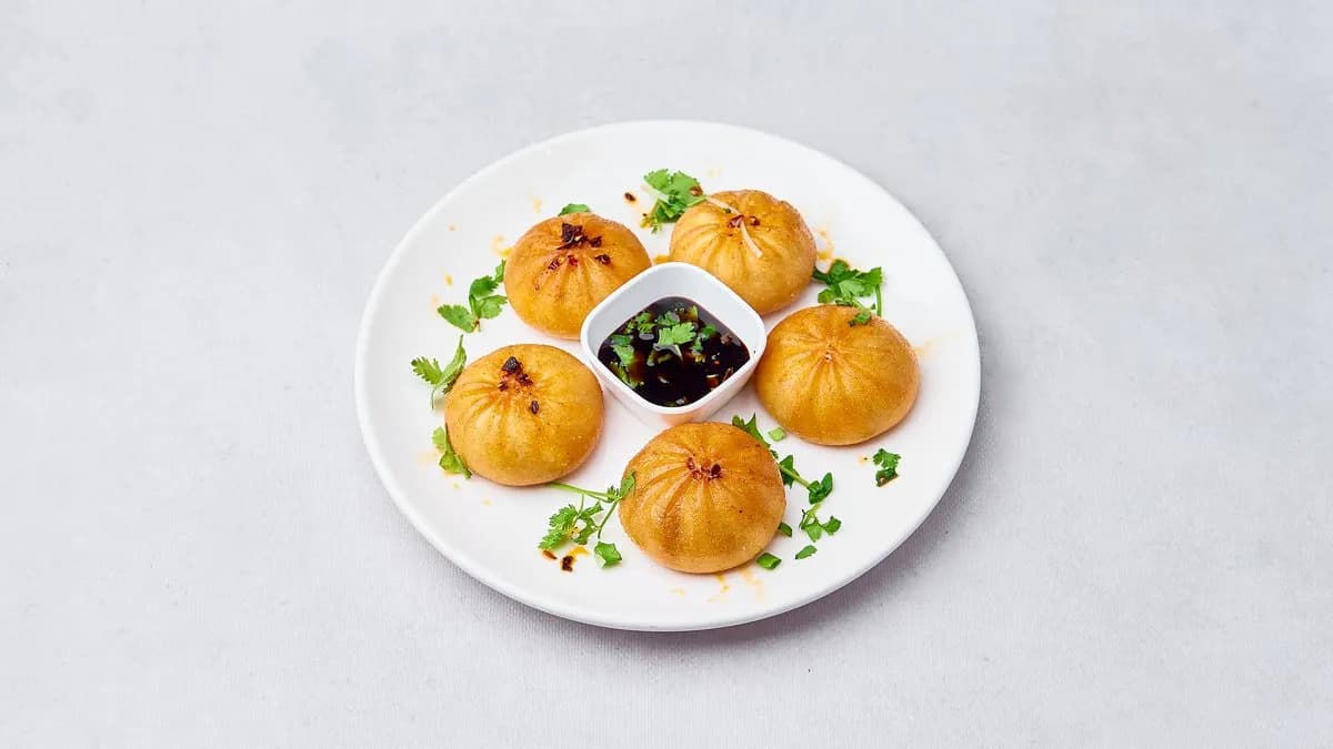 Baozi vege z tofu smażone