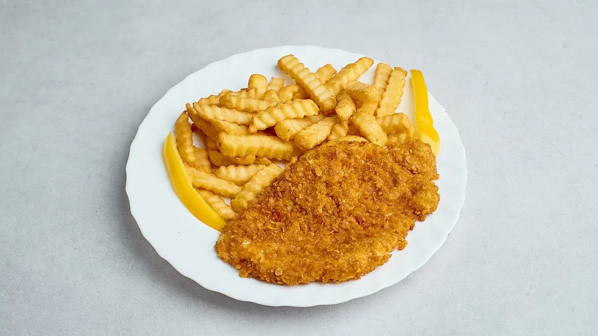 Pierś w płatkach na chrupko