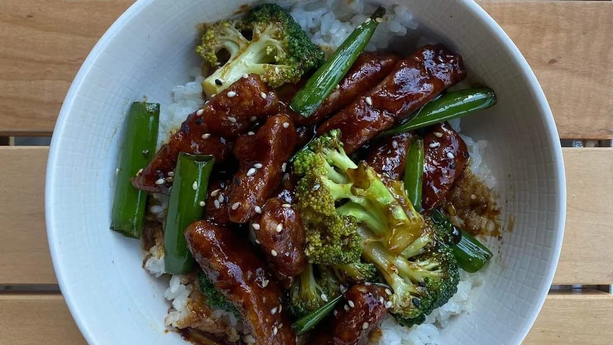Vegan Mongolian Beef