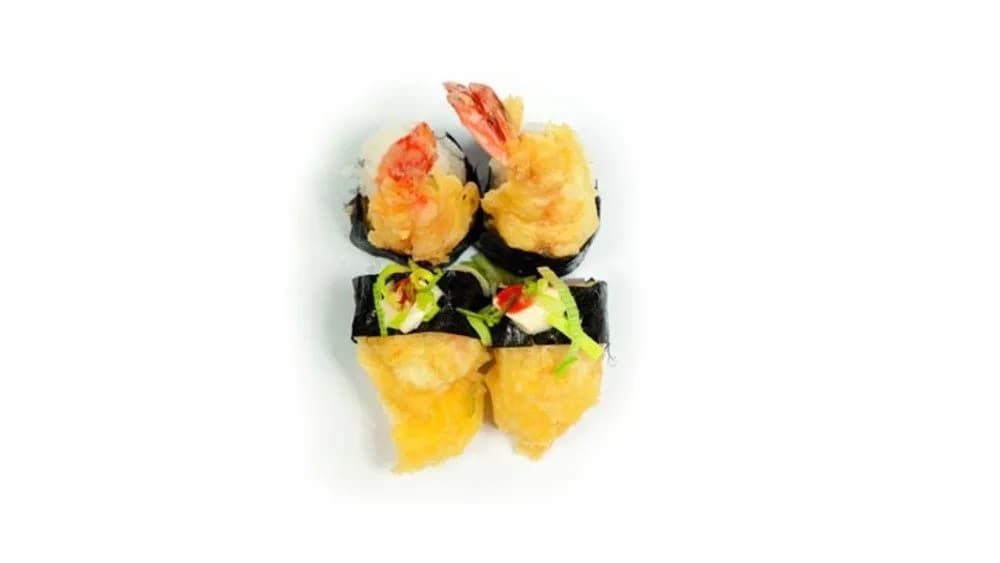 Nigiri z krewetkami w tempurze