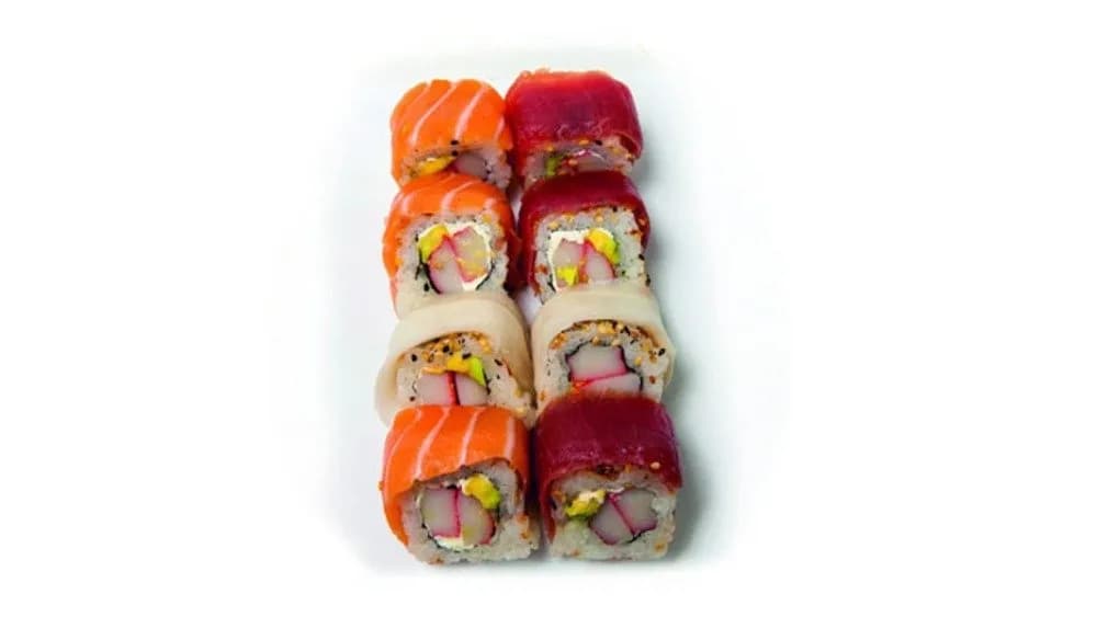 Golden łosoś tuńczyk i seriola