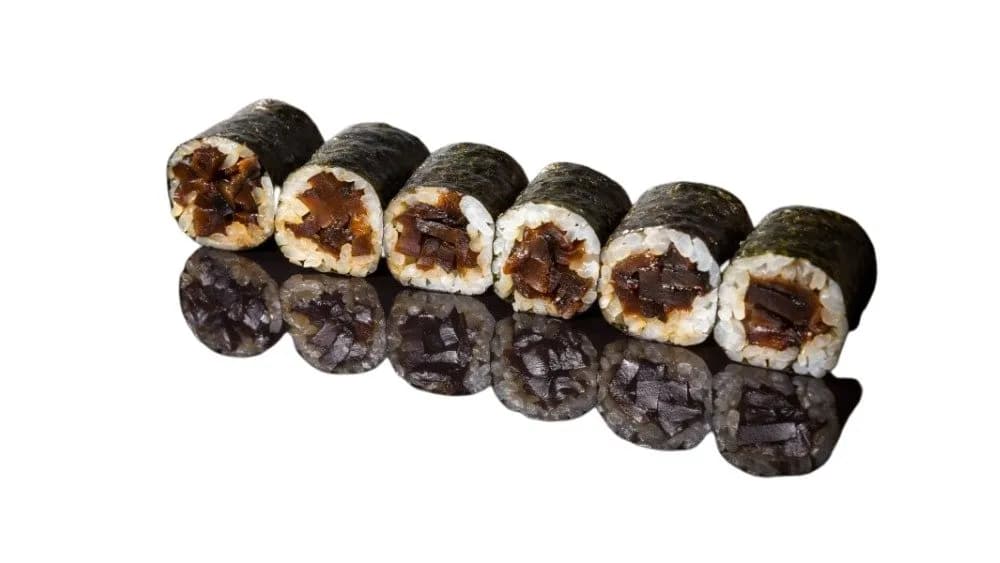 Hosomaki z grzybami shitake