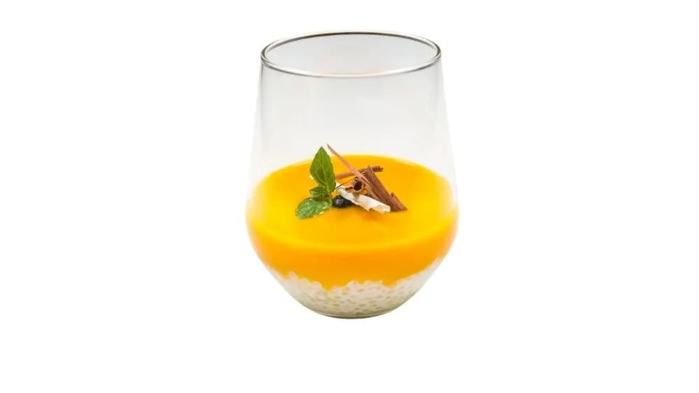 Mus z mango z tapioką