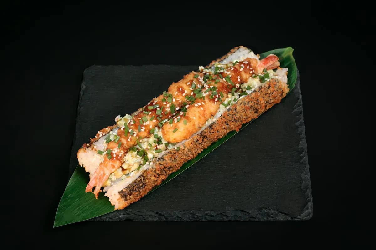 Toniesushi z krewetkami, awokado i ogórkiem