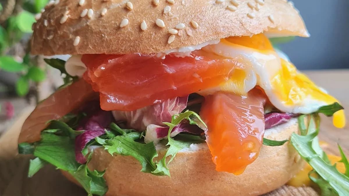 Bajgiel Łosoś gravlax