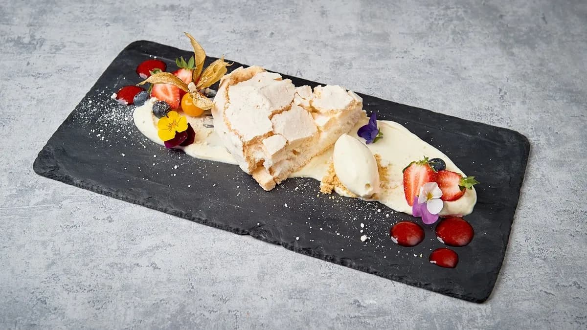 Beza z kremem Cointreau