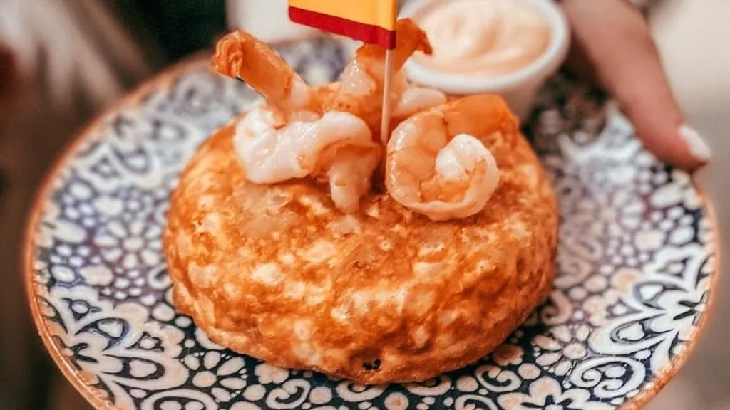 Tortilla de Gambas (z krewetkami)
