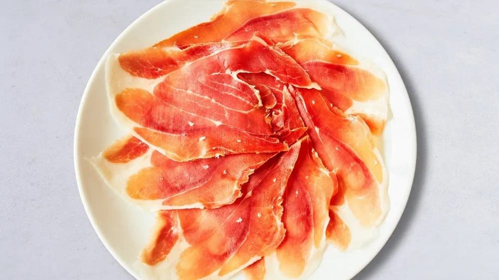 Plato de jamon serrano reserva